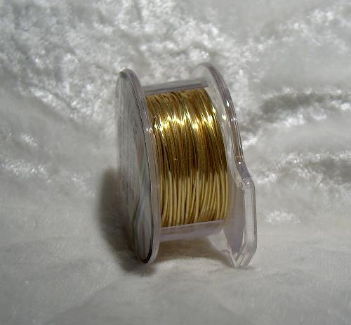 (image for) Gold Plated Round Wire 18 Gauge Parawire