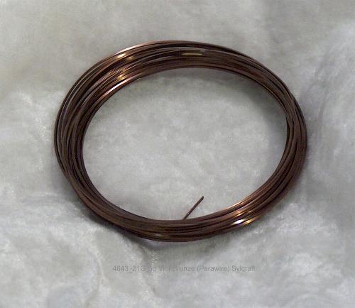 (image for) Vintage Bronze SQUARE Wire 21 Gauge Parawire