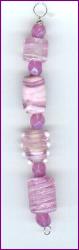 (image for) Pink Lady Handcrafted bead set