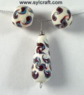 (image for) Imagine Lampwork glass bead set