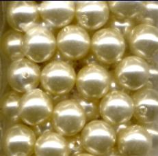 (image for) 8mm Cream Glass Pearls