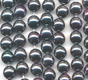 (image for) 8mm Tahiti Peacock Glass Pearls